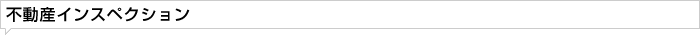 不動産インスペクション